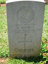 Dar Es Salaam War Cemetery - Bowden, H